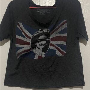 Black Graphic Union Jack Tee